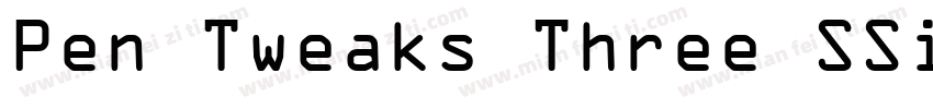 Pen Tweaks Three SSi字体转换